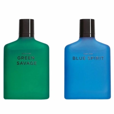 قیمت عطر و ادکلن | زارا دوقلو بلو من اسپریت و گرین ساواج | ZARA MAN GREEN SAVAGE + BLUE SPIRIT