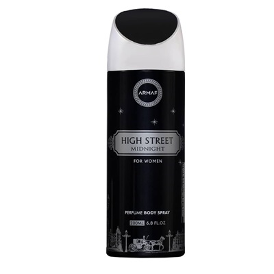 تگ عطر و ادکلن مردانه | اسپری آرماف های استریت میدنایت | Armaf High Street Midnight Body Spray