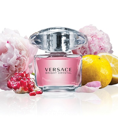 پخش بوی عطر و ادکلن ورساچه صورتی-برایت کریستال (Versace Bright Crystal)