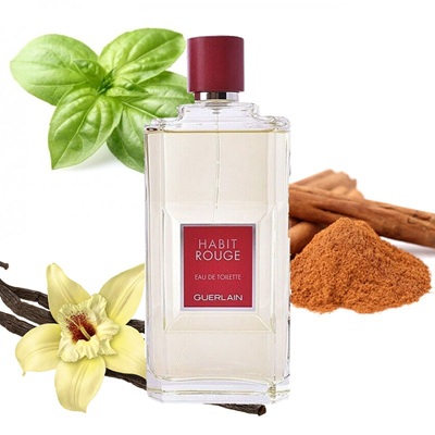 بررسی رایحه و بوی عطر و ادکلن گرلن هبیت رژ ادو تویلت (Guerlain Habit Rouge EDT)