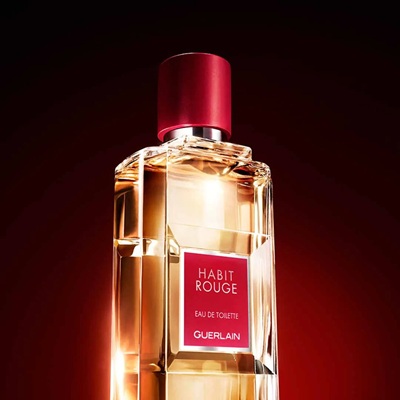 پخش بوی عطر و ادکلن گرلن هبیت رژ ادو تویلت (Guerlain Habit Rouge EDT)