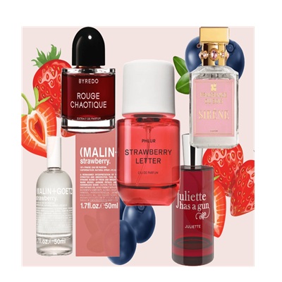 عطر دخترانه با بوی توت فرنگی